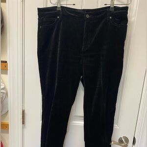 Black Velvet Pants